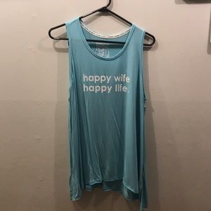 Drape style tank top
